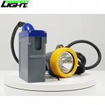216 Lum Rechargeable Miner Lamp With 1 Main Light 2 Auxiliary Lights 420g IP68 for sale