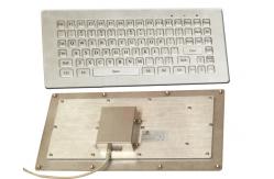 China 85 Keys Ruggedized Keyboard , Industrial Computer Metal Kiosk Keyboard supplier
