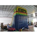 Customized Large Inflatable Water Slides , Blow Up Pool Slides For Inground Pools