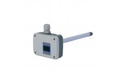 China ABS plastic Wind Flow Air Velocity Sensor Controller Modbus Output supplier