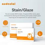 Zirconia Ceramic Glaze Powder Paste Teeth Brush Stain Glaze Kit Stain Dental Glaze Paste for sale