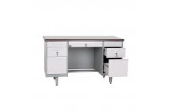 China Big Lots Computer Steel Executive Desk For Office MDF Desk Top supplier