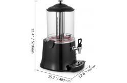 China 10 Liters Commercial Hot Chocolate Milk Drink Dispenser Easy To Clean supplier