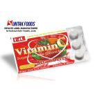 Functional Chewable Vitamin C Candy Tablets , Sugar Free Confectionery Strawberry Sweets for sale