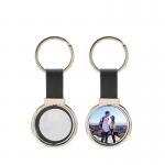 Key Holder Souvenir Gifts Sublimation Double Sided Circle Rotary Keychain for sale