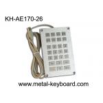USB Self - service Terminal Metal Kiosk Keyboard 26 Keys , Flat key Keyboard for sale