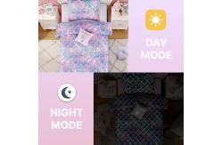 China Comfortable Fluorescence Childrens Quilt Set 3 Piece Mermaid Double Bedding Set supplier
