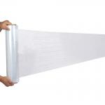 Manual LLDPE clear hand pallet wrap Film Roll For Packing