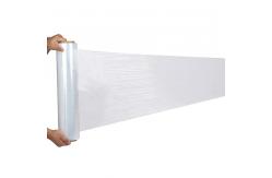 China Manual LLDPE clear hand pallet wrap Film Roll For Packing supplier