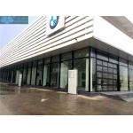 110V 420mm Panel Glass Front Garage Doors For 4S Shop for sale
