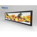 48 Inch Stretched Bar LCD Display Aluminium Plate Shell LCD Dispaly for sale