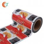 Peanut Bean Snack Packaging Film Moisture Proof Plastic Roll Packaging Food Grade Flexible Printing for sale