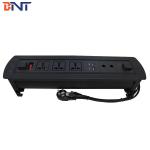 Desk Flip Up Hidden Connector With 3* Universal Power  /1*Switch Configuration