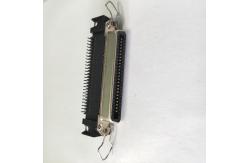 China 50Pin Centronic Right Angle PCB Female Printer Connector with Bail Clip supplier