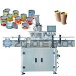 40pcs/Min Turntable Feeder Filling Machine 100mm Tin Packing Plastic Iron Aluminum for sale