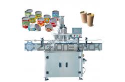 China 40pcs/Min Turntable Feeder Filling Machine 100mm Tin Packing Plastic Iron Aluminum supplier