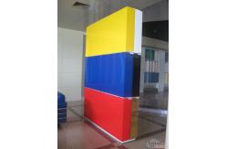 China Interior Decoration Fireproofing Glossy Yellow 3mm ACM Panel supplier