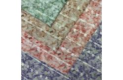 China Chiffon Bottom Polyester Flower Printed Fabric For Lace Embroidery supplier