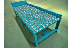 China Transportation Gravity Roller Conveyor , Standard Gray / Zinc Pallet Roller Conveyor supplier