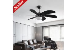 China Restaurant Pull Chain Switch Ceiling Fan Six MDF Blades AC Motor supplier