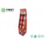 Glossy Finish Corrugated Pop Displays Printing Carton Customized