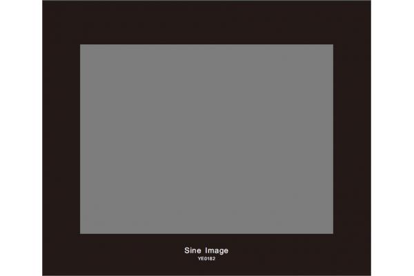 Sine Image Resolution Test Chart YE0182 18% Neutral Gray Card Reflectance 4/3