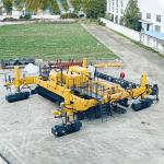 177 Kw 2200rpm Engine Power Slip Form Paver Machine Smooth Precise Paving for sale