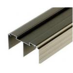 Golden / Silver Anodized Profile Aluminum Extrusions For Curtain Wall for sale