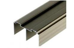 China Golden / Silver Anodized Profile Aluminum Extrusions For Curtain Wall supplier