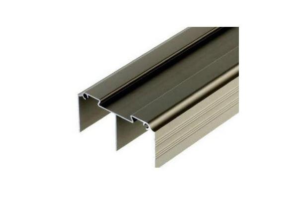 Golden / Silver Anodized Profile Aluminum Extrusions For Curtain Wall
