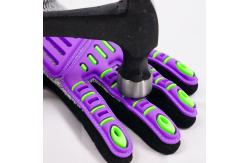 China Heavy Duty Nitrile Sandy Impact Resistance Hand Gloves For Industrial Use supplier