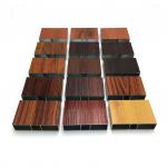 6063 T5 Alloy Heat Transfer Wood Grain Aluminum Extrusion Profiles For Construction for sale