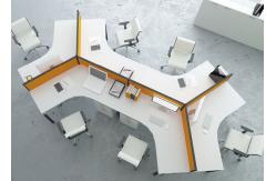China Office Stand Computer Partition Workstation Tables With Cabinets Height Adjustable supplier
