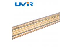 China Infrared Red Paint Gold Halogen Heater Tube for Curing Light Heating Lamp supplier