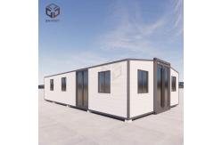 China 40 Foot Prefab Expandable Shipping Container House For Construction Sites supplier