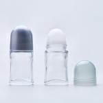 Clear Amber Large Roller Ball Bottles Refillable Roll On Perfume Bottle