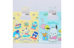 China Reusable Die Cut Handle Plastic Bags 20x30cm Custom Printed Die Cut Handle Bag supplier