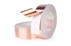 China 60microns Copper Foil Adhesive Tape Conductive Acrylic Glue For Grounding supplier