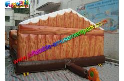 China Thrilling Inflatable Mechanical Bull With Mattress / Inflatable Games Redeo Riding Bull Machine supplier