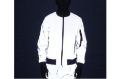 China Fashion Blank Ma1 Flight 3M Reflective Bomber Jacket Slim Fit For Autumn supplier