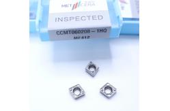 China Fracture Resistance Carbide Cutting Tool Inserts Good Surface Smoothness CCMT060208-1HQ MF412 supplier