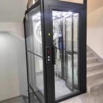 Single-Phase Deck-Floor Residential Hydraulic Elevator – Automatic Door for sale