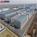 Large Space Steel Frame Structure Building , Prefabricated Commercial Steel Buildings for sale