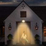 IP65 Waterproof Solar Powered LED Motion Sensor Light 6000K Dimmable for sale
