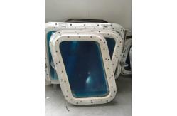 China Weathertight Aluminum Alloy Marine Windows Fixed Model 8 / 10 / 12 mm Thickness supplier