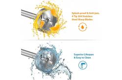 China 3 In 1 400W Immersion Stick Blender Multi Function With DC Motor supplier