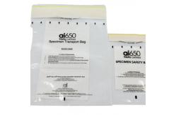 China 500ml Absorption Capacity Specimen Transport Bags Customizable Printing supplier