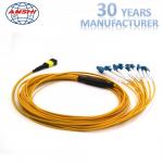 OS1 MPO - LC Connector Patch Cord 12 Fiber MPO Trunk Cable Compressive Strength for sale
