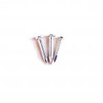 Flat Head Small Steel Concrete Nails Electro Galvanized Carbon 45# for sale