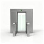 China SUS304 Stainless Steel Full Height Turnstile Anti Tailgating For Logistics Parks for sale